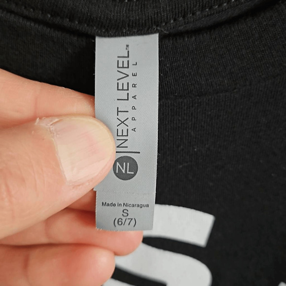 Kids Size S Boss Lady Power Short Sleeve Graphic Tee Black Soft Cotton Blend - Picture 5 of 5